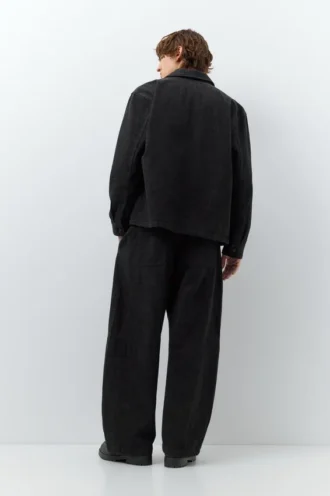 Pantalon droit avec coutures