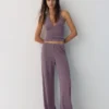Pantalon droit en crêpe Pantalon droit en crêpe