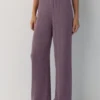 Pantalon droit en crêpe Pantalon droit en crêpe