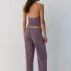 Pantalon droit en crêpe Pantalon droit en crêpe