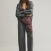 Pantalon droit en maille Pantalon droit en maille