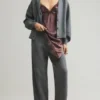 Pantalon droit en maille Pantalon droit en maille