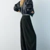 Pantalon droit à pinces Pantalon droit à pinces