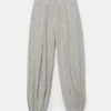 Pantalon à entrejambe tombant à carreaux Pantalon à entrejambe tombant à carreaux