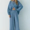 Pantalon fluide effet gaze Pantalon fluide effet gaze