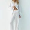 Pantalon fluide effet gaze Pantalon fluide effet gaze