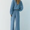 Pantalon fluide effet gaze Pantalon fluide effet gaze