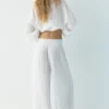 Pantalon fluide effet gaze Pantalon fluide effet gaze