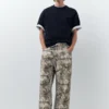 Pantalon imprimé avec poches Pantalon imprimé avec poches