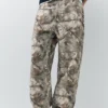 Pantalon imprimé avec poches Pantalon imprimé avec poches