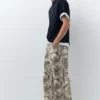 Pantalon imprimé avec poches Pantalon imprimé avec poches