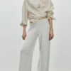 Pantalon à jambes larges et toucher doux Pantalon à jambes larges et toucher doux