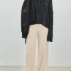 Pantalon à jambes larges et toucher doux Pantalon à jambes larges et toucher doux