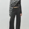 Pantalon à jambes larges et toucher doux Pantalon à jambes larges et toucher doux
