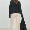 Pantalon à jambes larges et toucher doux Pantalon à jambes larges et toucher doux