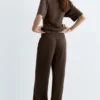 Pantalon large au toucher doux Pantalon large au toucher doux