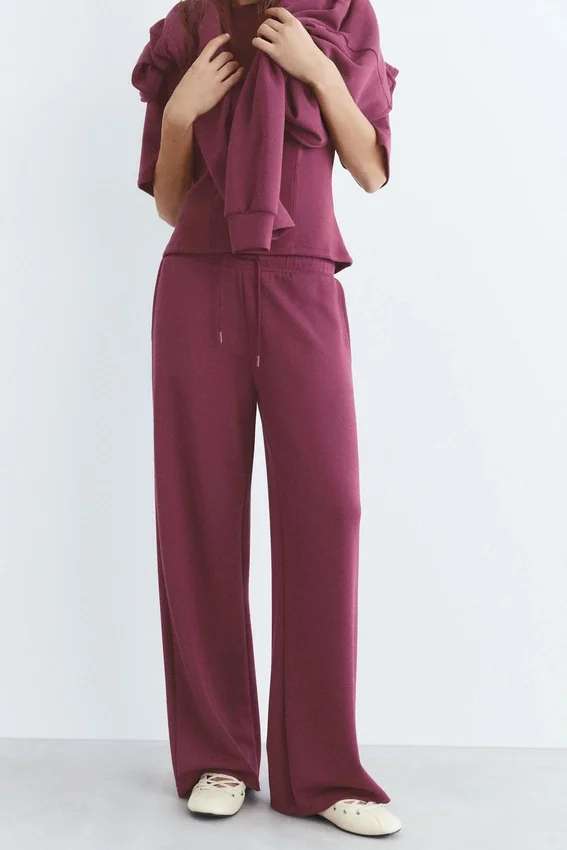 Pantalon large au toucher doux Pantalon large au toucher doux