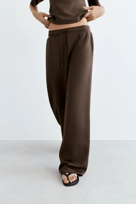 Pantalon large au toucher doux Pantalon large au toucher doux