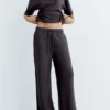 Pantalon large au toucher doux Pantalon large au toucher doux