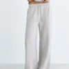 Pantalon large au toucher doux Pantalon large au toucher doux