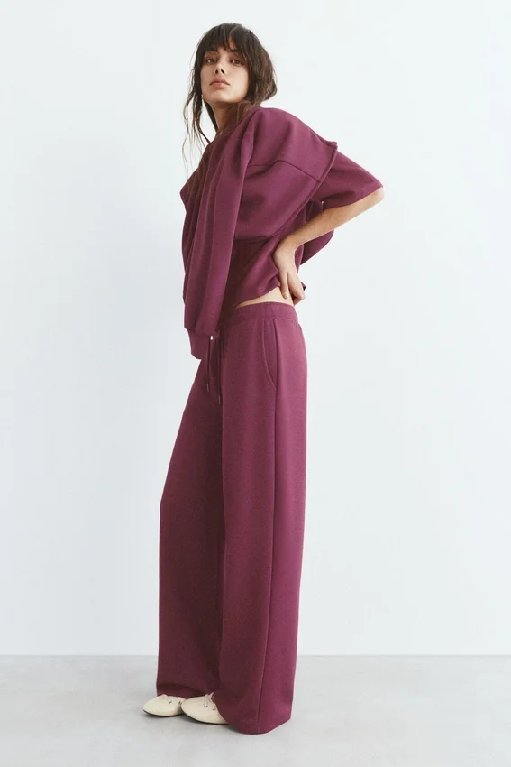 Pantalon large au toucher doux Pantalon large au toucher doux