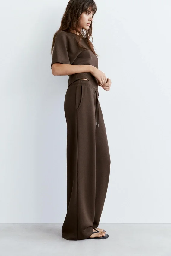 Pantalon large au toucher doux Pantalon large au toucher doux