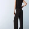 Pantalon large en crêpe Pantalon large en crêpe