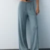 Pantalon large en crêpe Pantalon large en crêpe