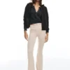 Pantalon évasé au toucher doux Pantalon évasé au toucher doux