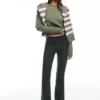 Pantalon évasé au toucher doux Pantalon évasé au toucher doux