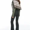 Pantalon évasé au toucher doux Pantalon évasé au toucher doux