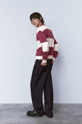 Polos en maille à empiècements