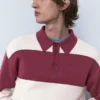 Polos en maille à empiècements
