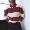 Polos en maille à empiècements