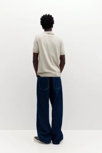 Polos en maille à manches courtes