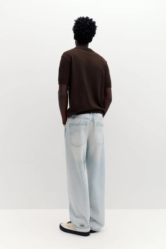 Polos en maille à manches courtes Polos en maille à manches courtes