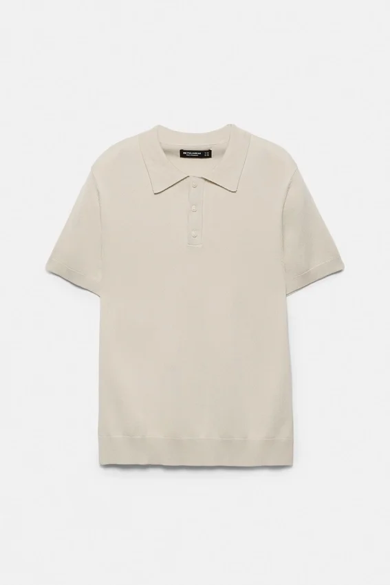 Polos en maille à manches courtes Polos en maille à manches courtes