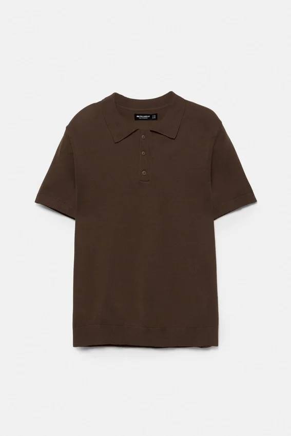 Polos en maille à manches courtes Polos en maille à manches courtes