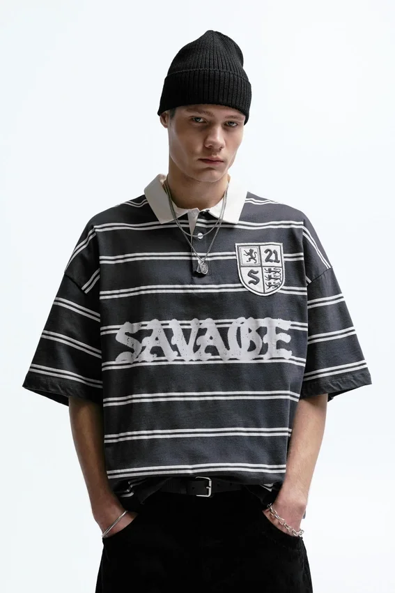 Polos rayés 21 Savage Polos rayés 21 Savage