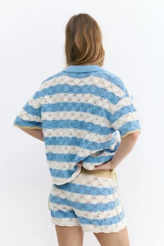 Polos rayés en crochet