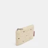 Portefeuille en simili-mouton à motif floral