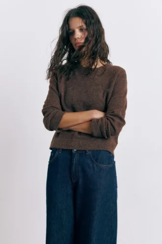 Pull ample et doux