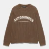 Pull autonome marron Pull autonome marron