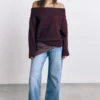 Pull Bardot en maille douce Pull Bardot en maille douce