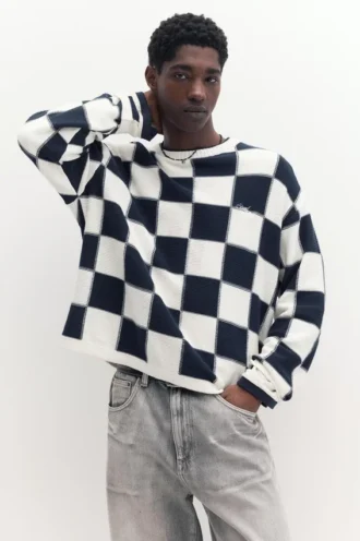 Pull à carreaux STWD
