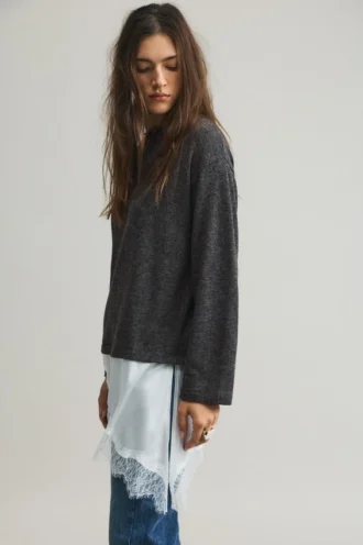 Pull en dentelle fine