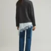 Pull en dentelle fine