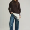 Pull en dentelle fine