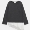 Pull en dentelle fine