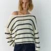 Pull en maille fine asymétrique Pull en maille fine asymétrique